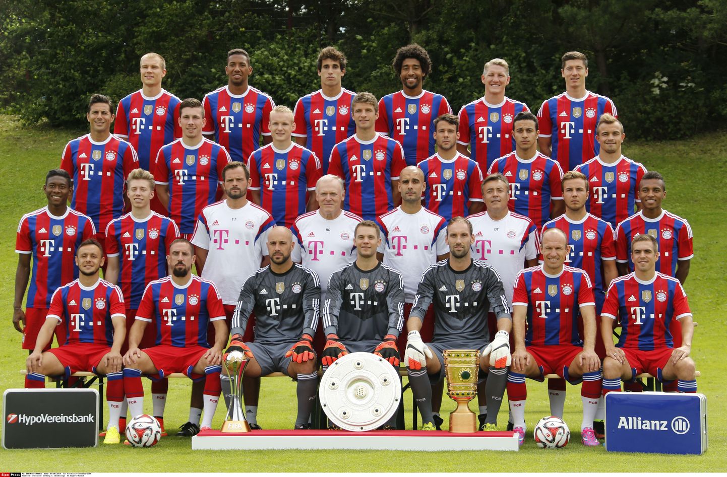Müncheni Bayerni meeskond.