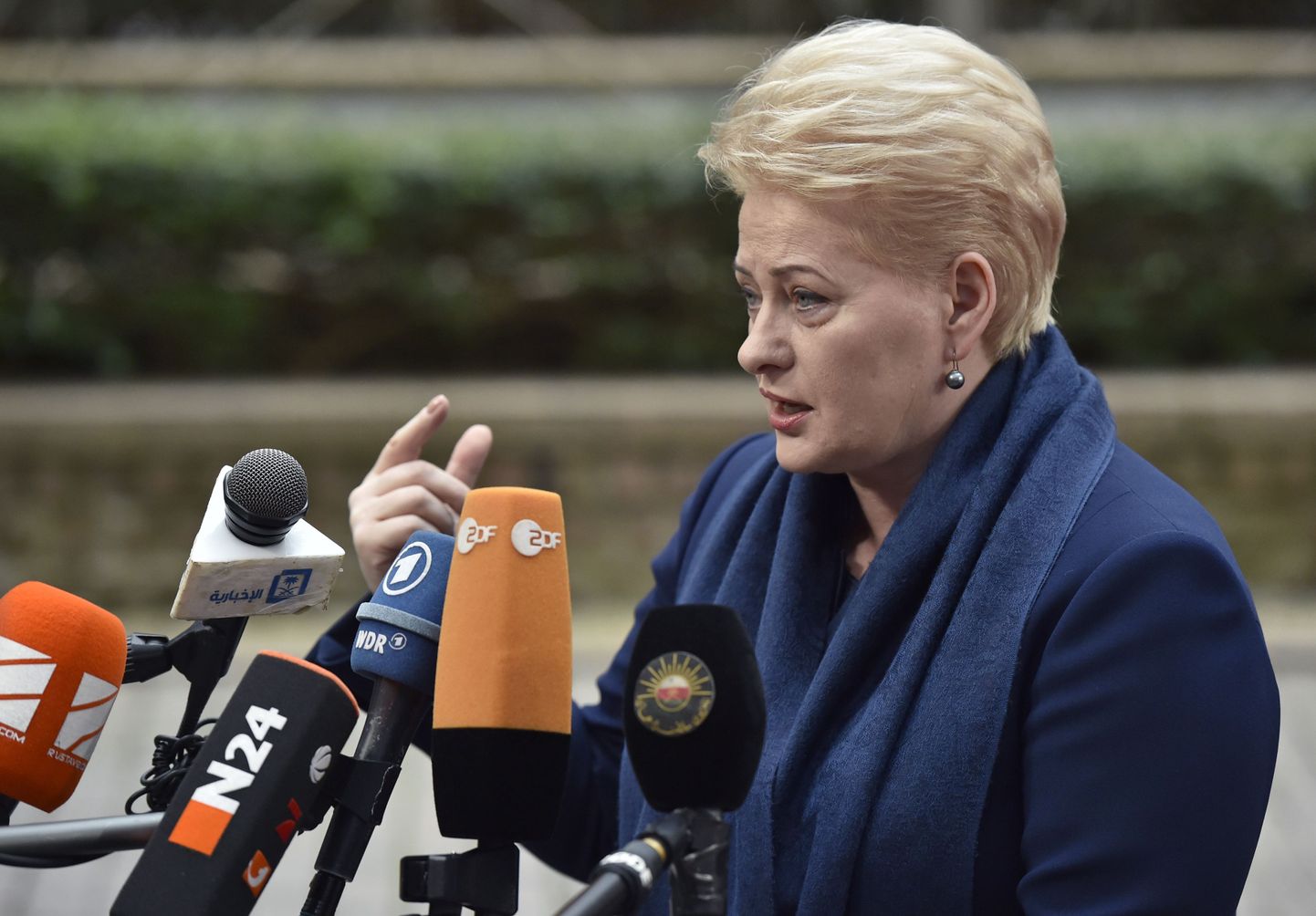 Leedu president Dalia Grybauskaité.
