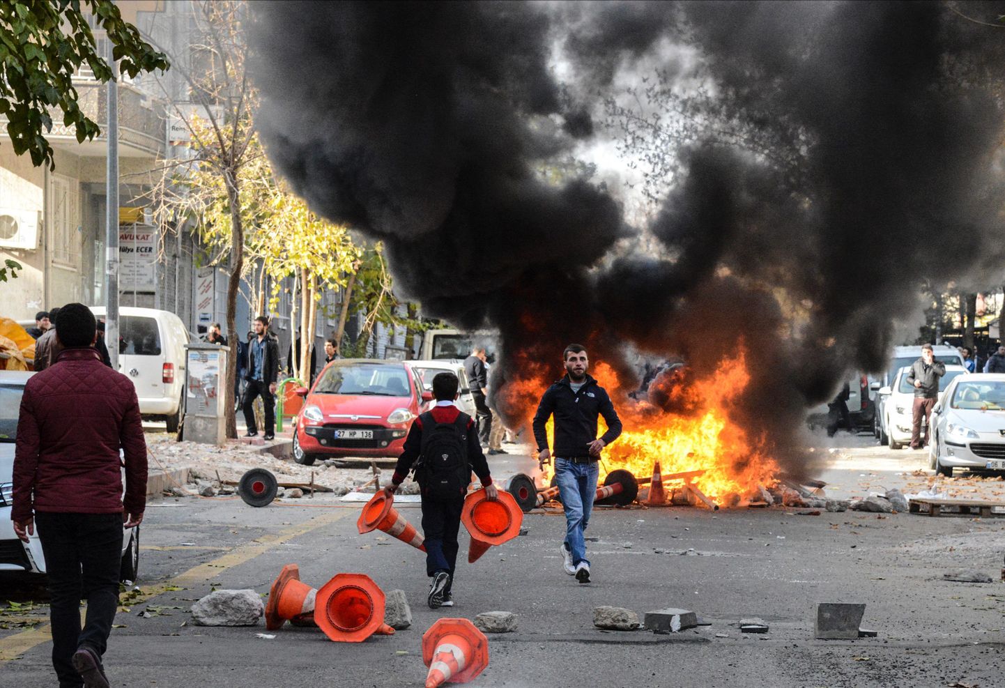Türgi kaguosas toimus meeleavaldajate ja politsei vahel vägivaldne kokkupõrge.