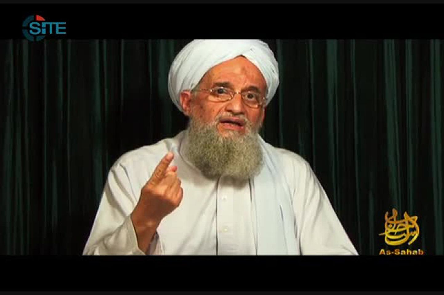 Terrorivõrgustiku Al-Qaeda egiptlasest liider Ayman al-Zawahiri.