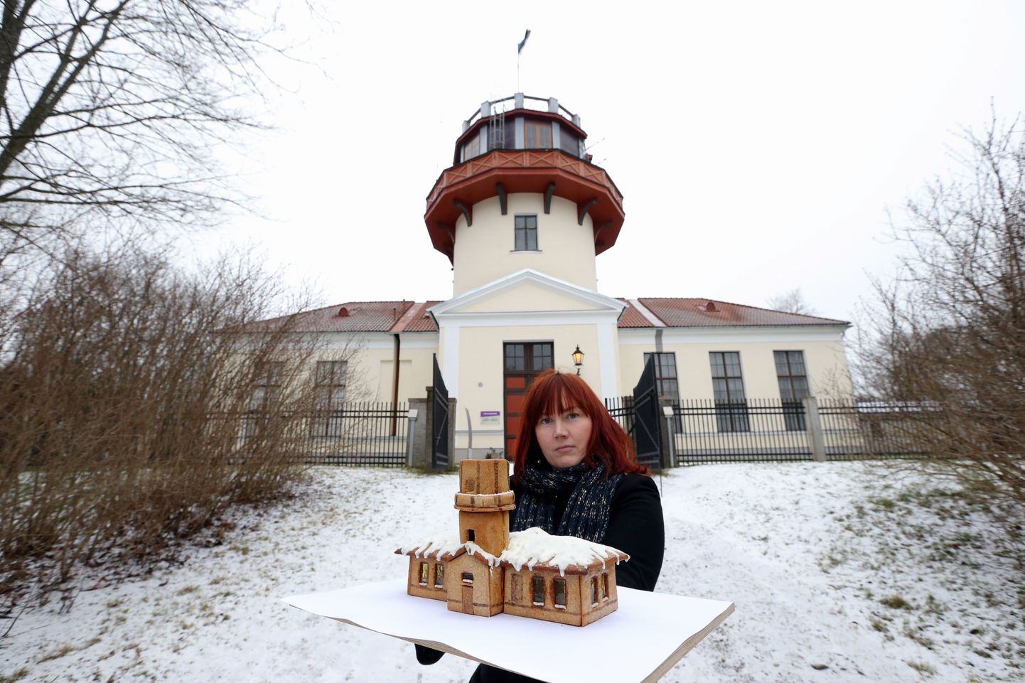 Eelmise aasta võistluse võitja Maarja Roosi meisterdas piparkoogitainast ja glasuurist Toomemäe tähetorni.
