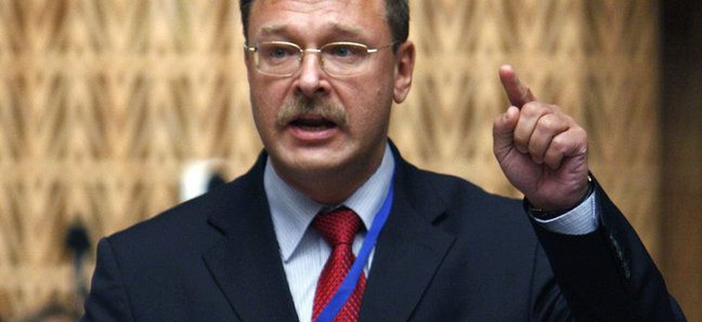 Riigiduuma väliskomisjoni esimees Konstantin Kossatšov.