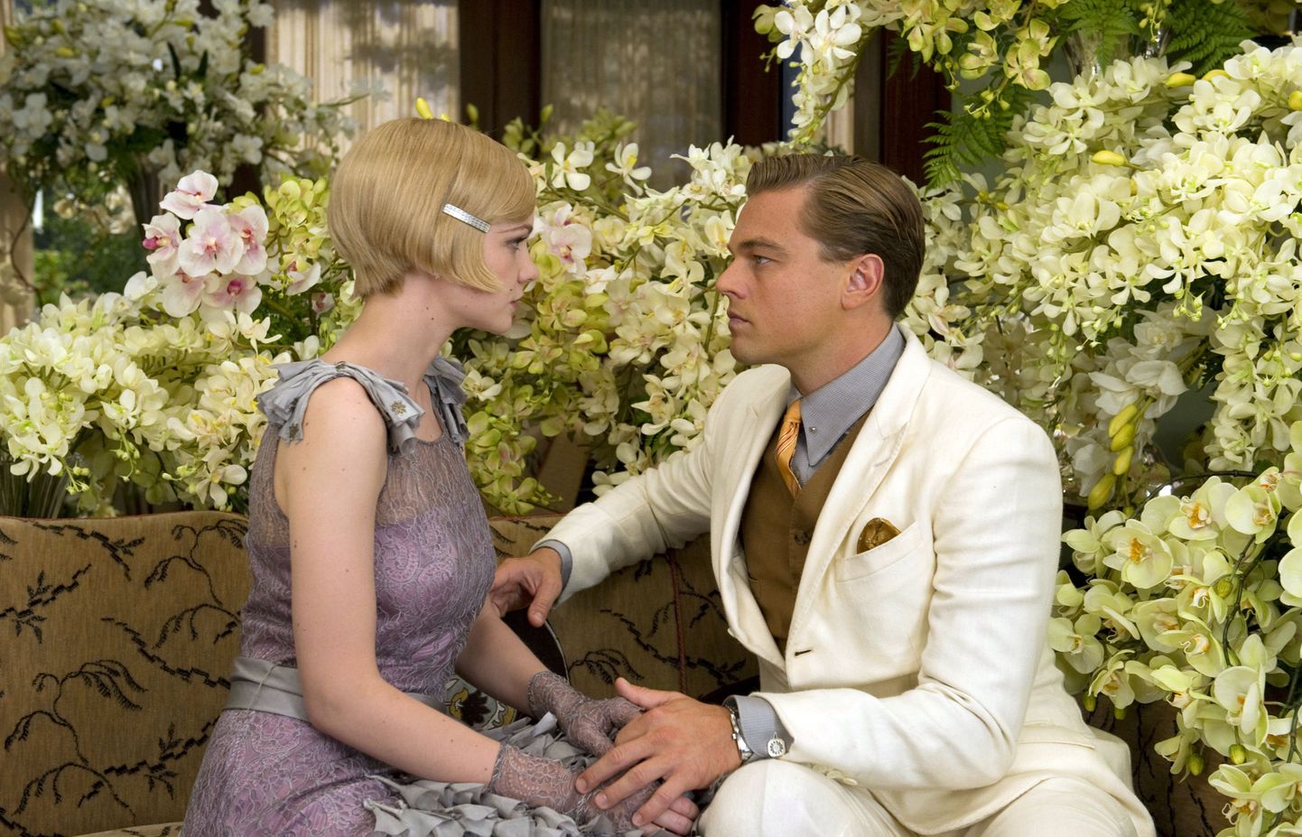 Carey Mulligan ja Leonardo DiCaprio filmis "The Great Gatsby"