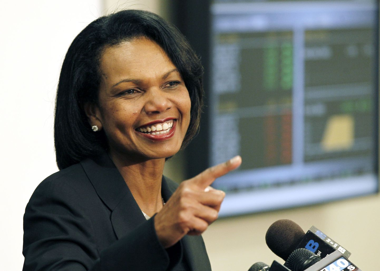 Endine USA välisminister Condoleezza Rice tänavu aprillis.