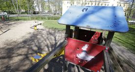 В Пыхья-Таллинне спасатели выручили ребенка, попавшего в беду на игровой площадке