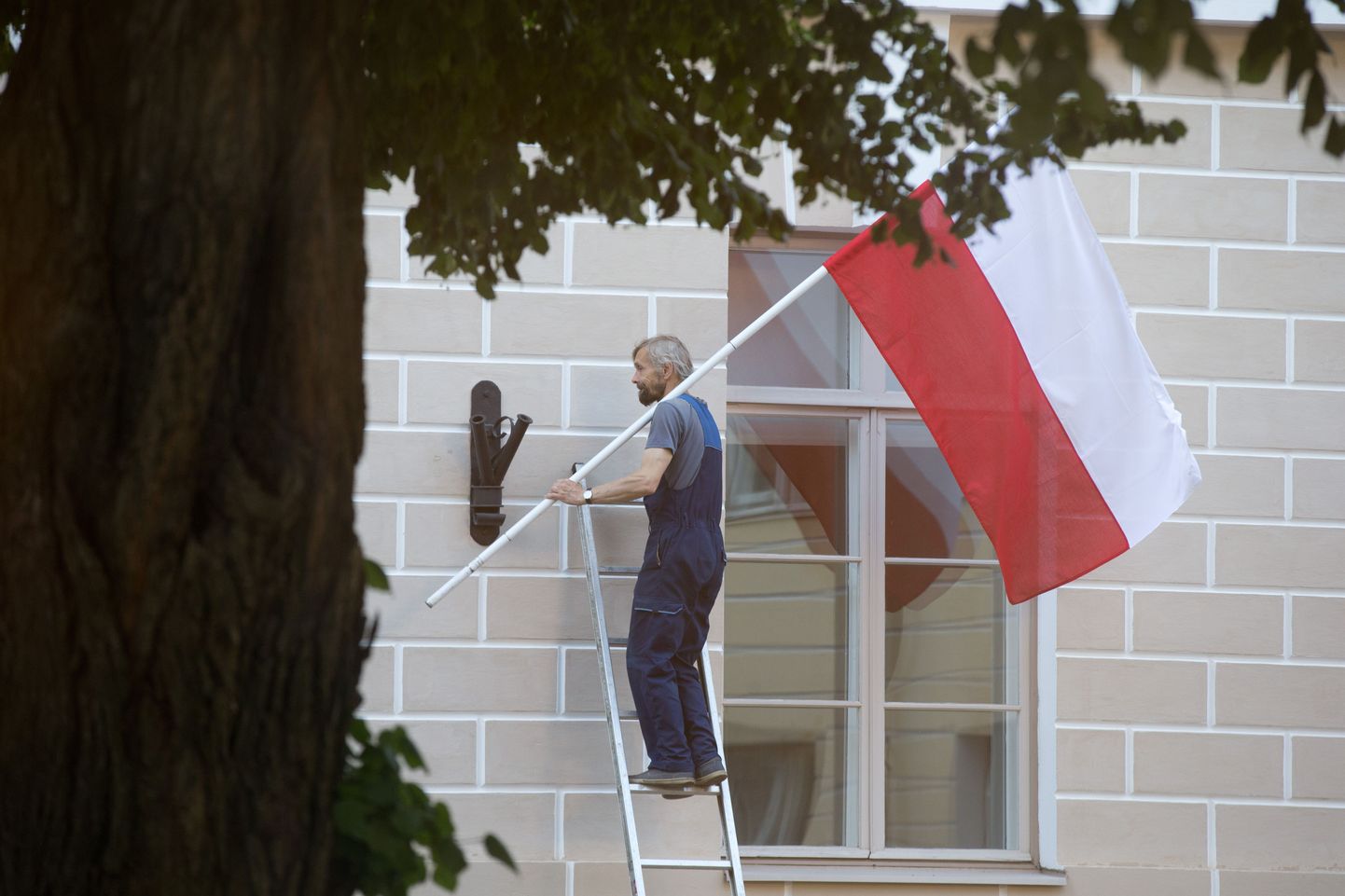 Польский флаг.