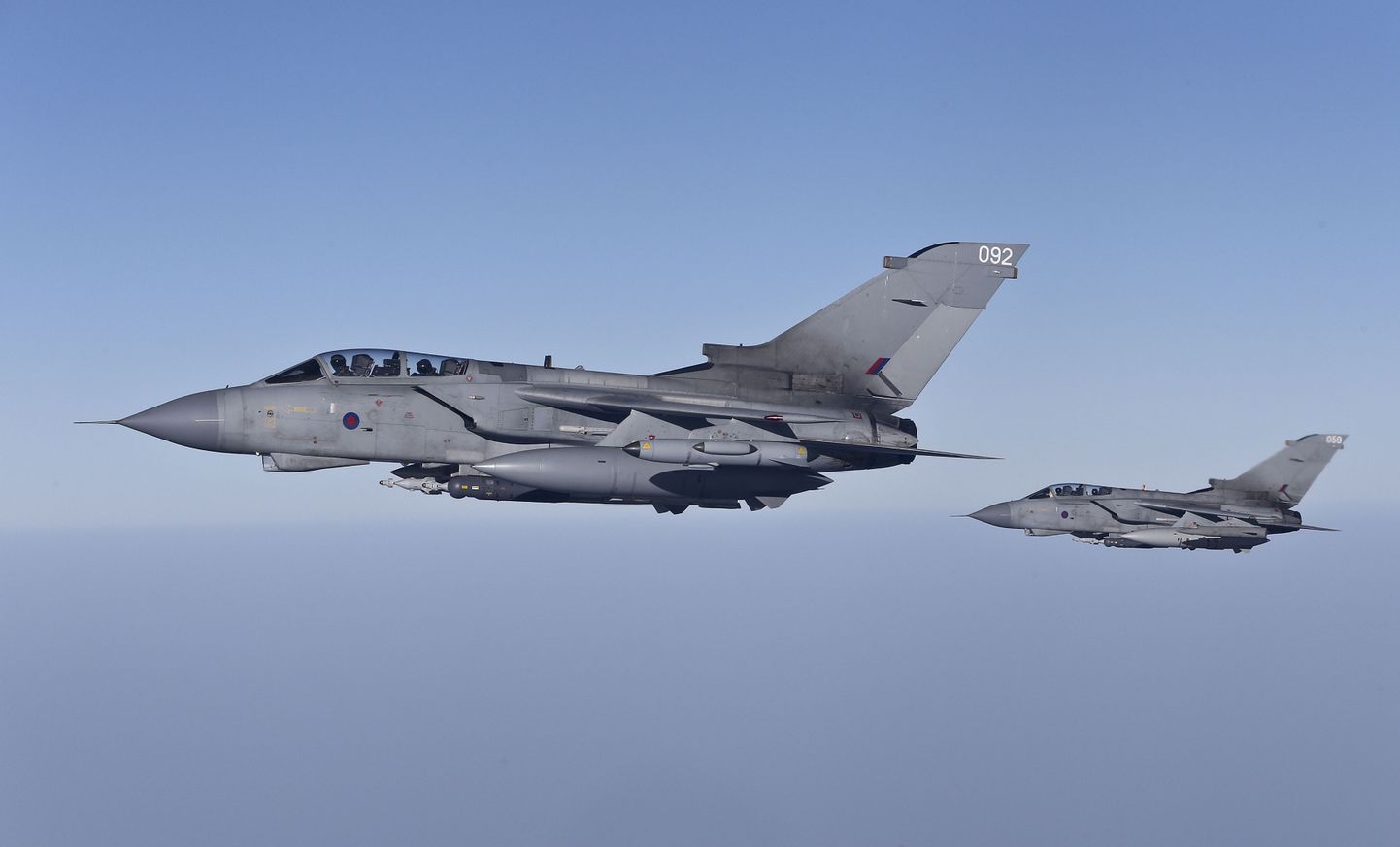 Briti õhuvägede Tornado GR4.