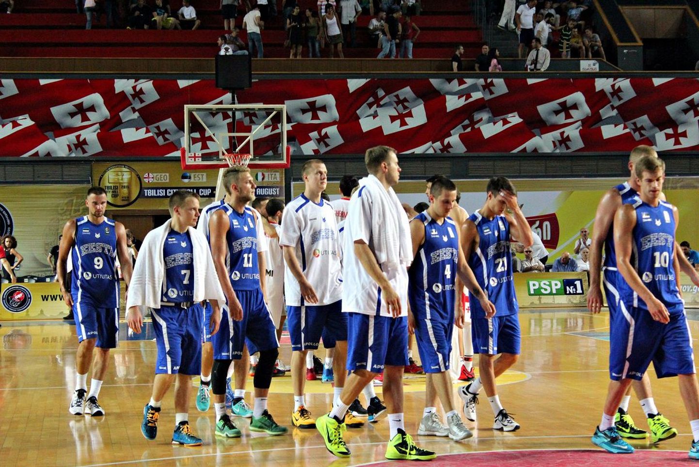 Eesti korvpallikoondis Thbilsi turniiril.