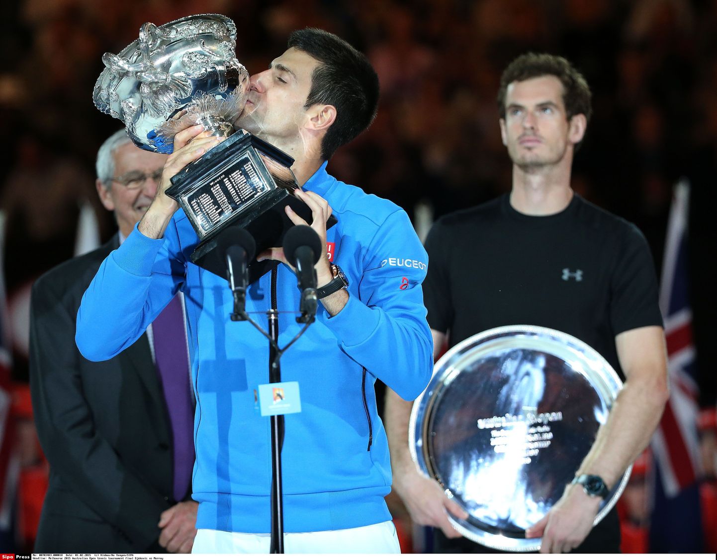 Novak Djokovic (vasakul) ja Andy Murray.