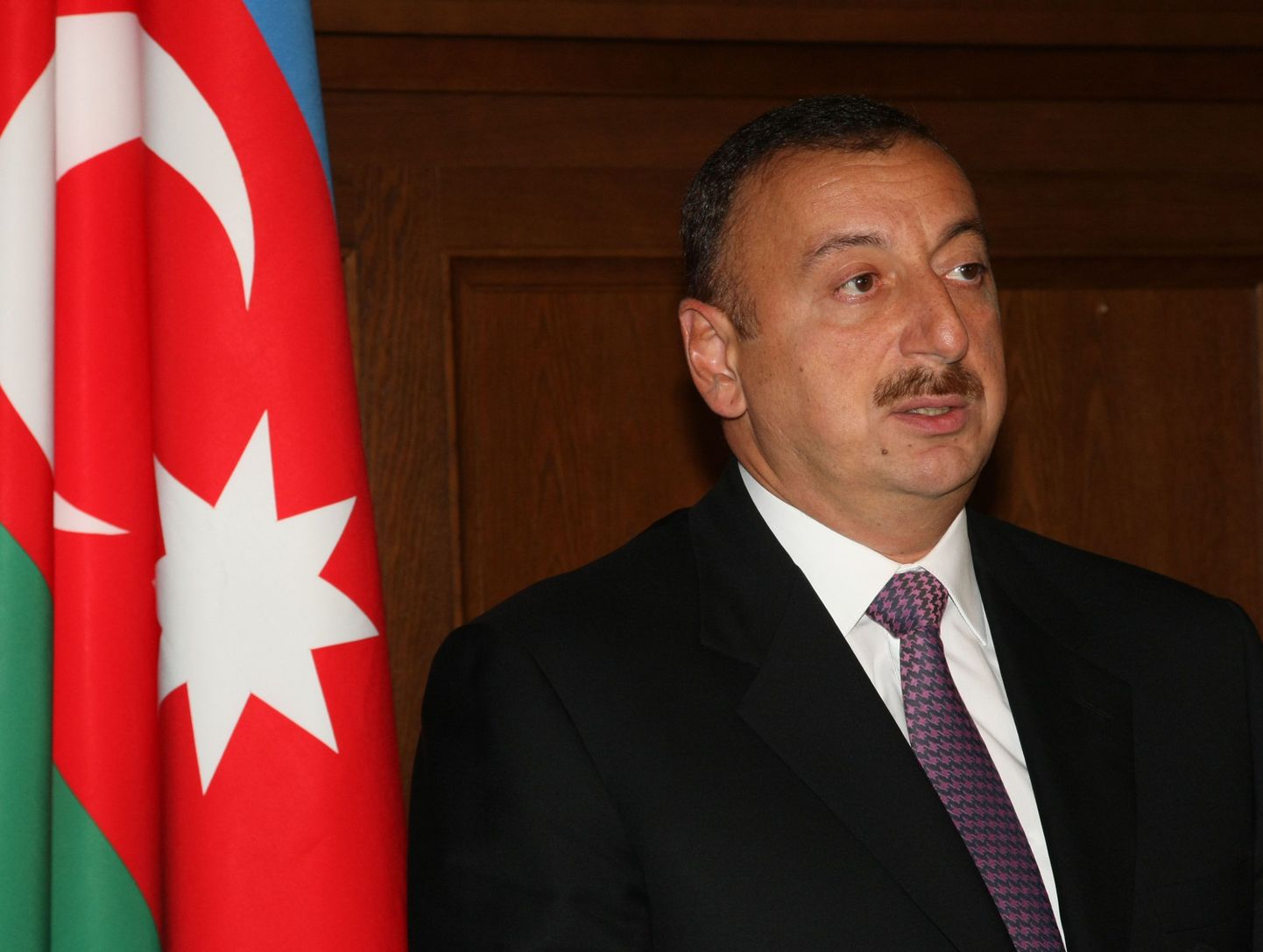 Aserbaidžaani riipea Ilham Alijev.