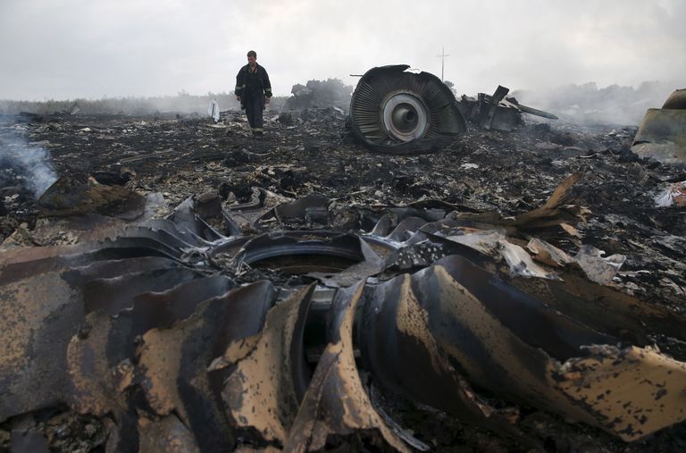 MH17 hukupaik mullu juulis tehtud fotol.