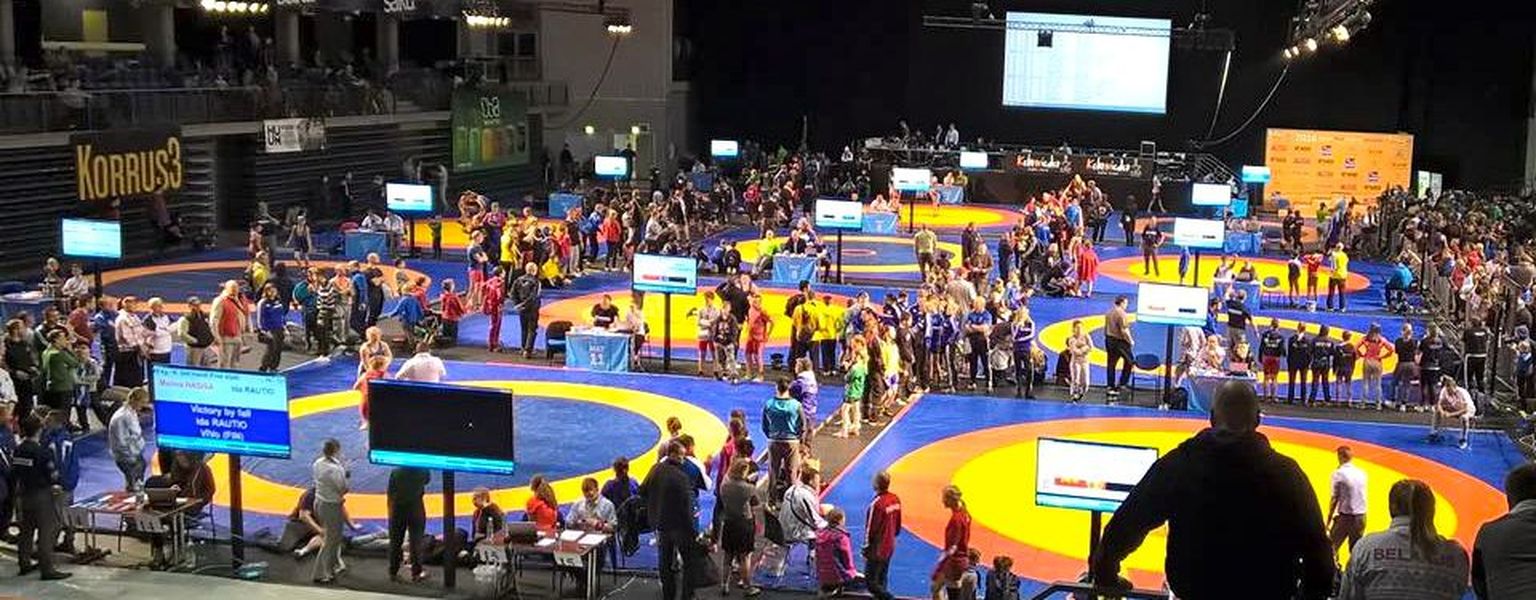 Maadlusvõistlus Tallinna Open.