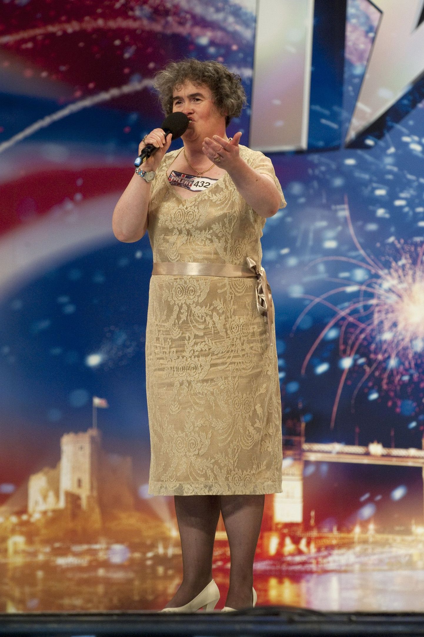 Susan Boyle talendisaates esinemas