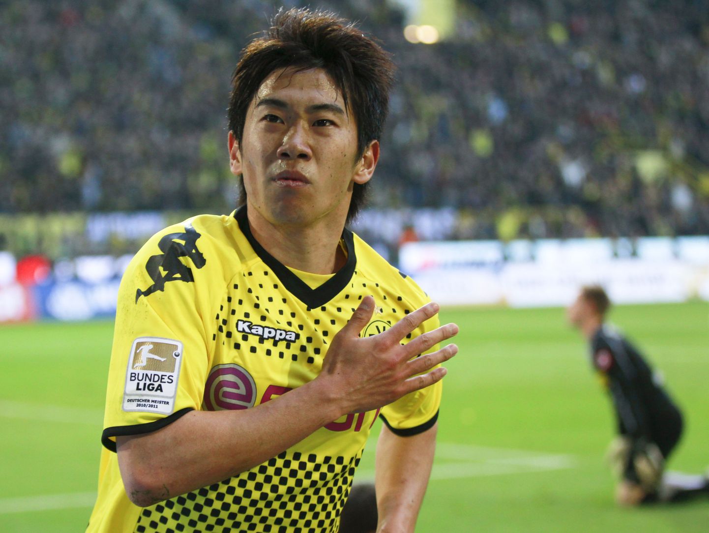 Shinji Kagawa Dortmundi Borussia särgis
