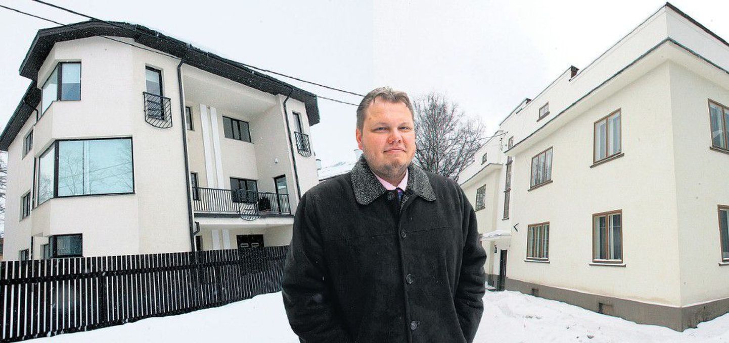 Tarmeko KV arendus- ja haldusosakonna juhataja Ants Kippasto on elanud Supilinnas 38 aastat. Esimesed 28 aadressil Le­piku 1a (paremal) ja viimased kümme Emajõe tänavas (pildil vasakul praegune kodu).