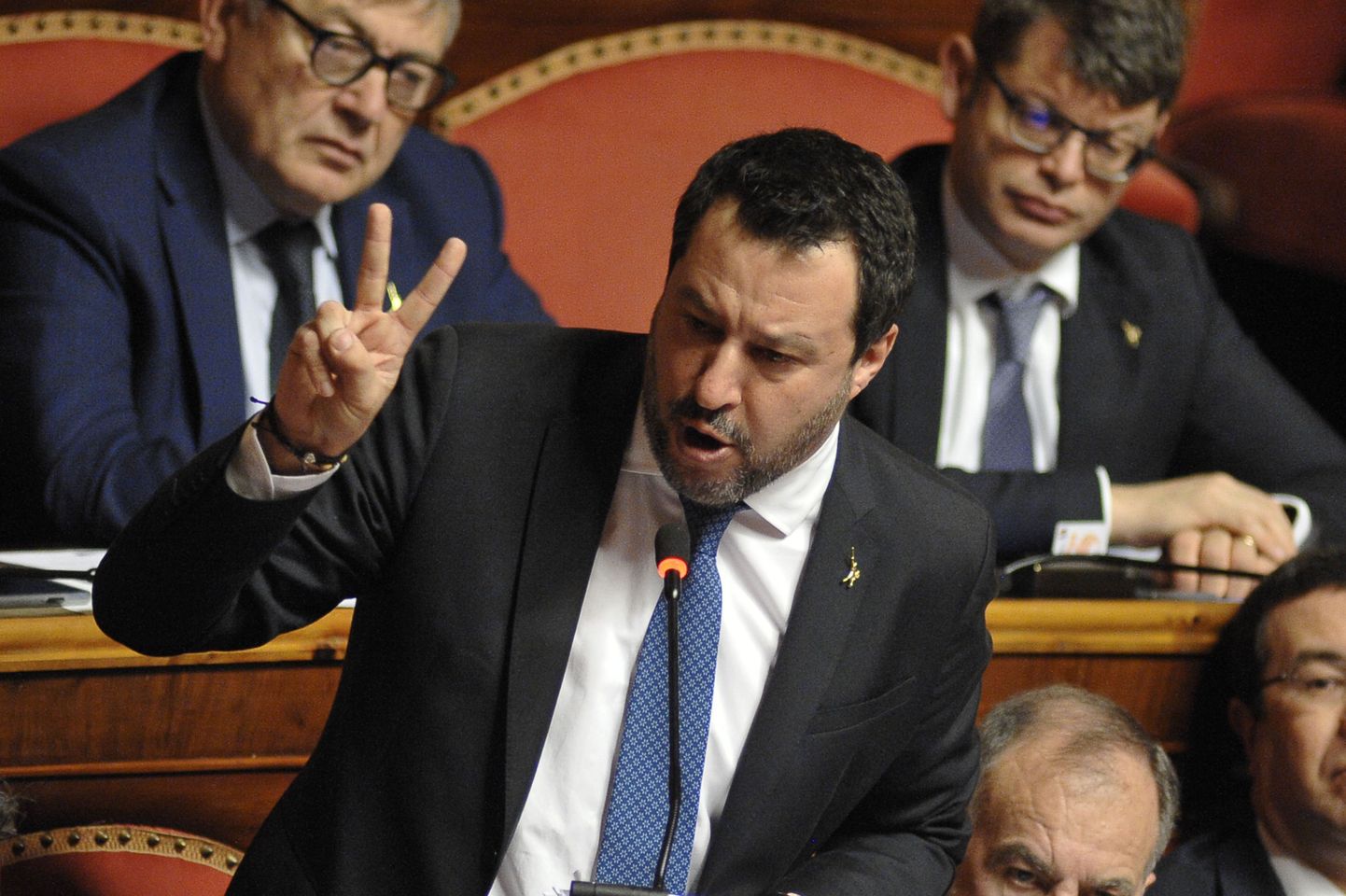 Itaalia parempopulistide liider Matteo Salvini.