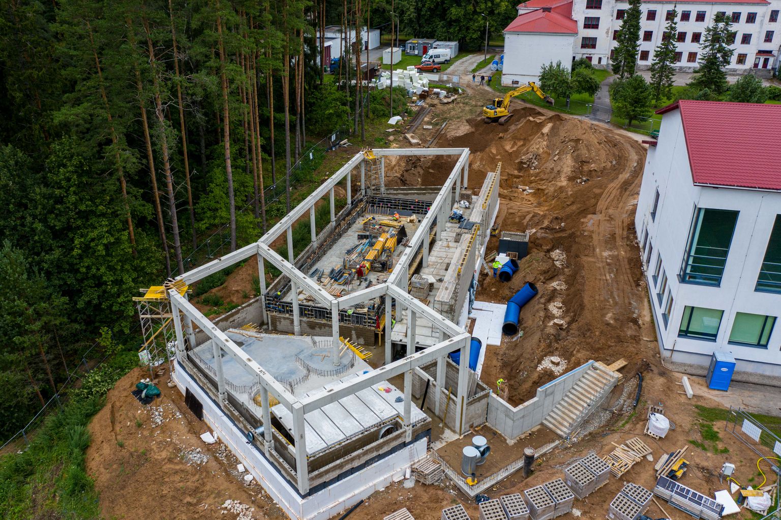 Tõrvas tuleval kevadel avatav spaa võtab ilmet.