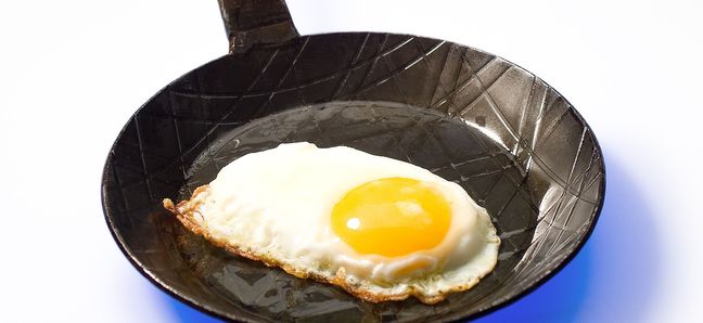 Яичница - самый типичный завтрак