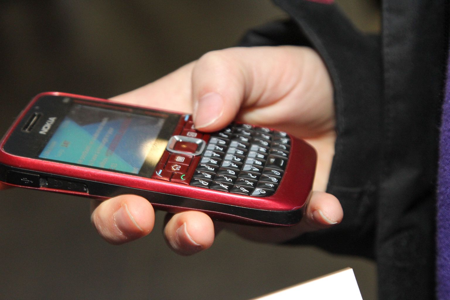 Mobiiltelefon.