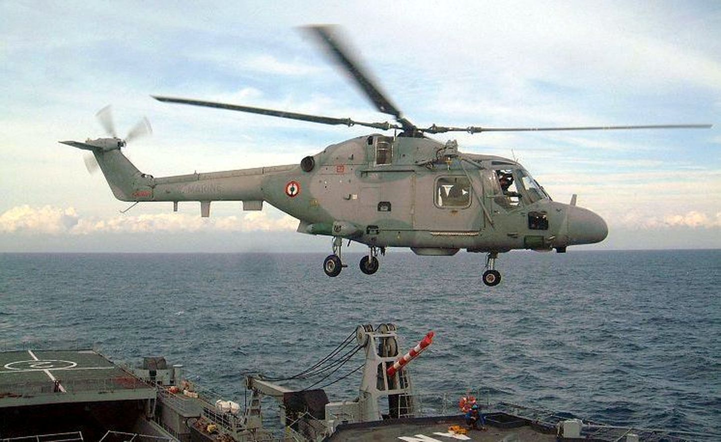Вертолет французской морской пехоты