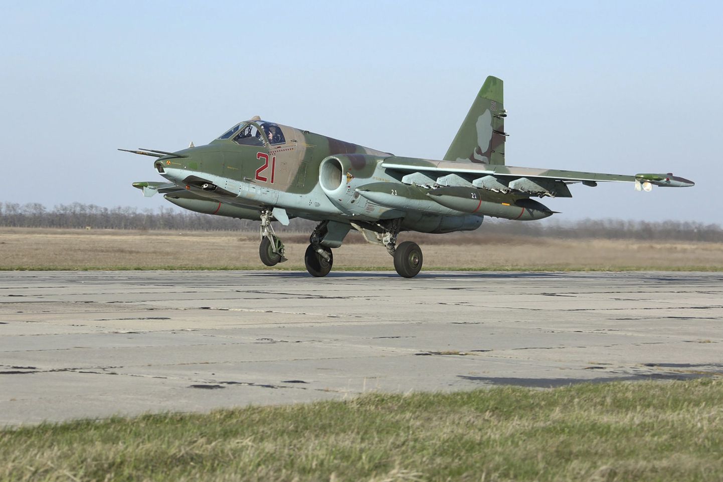 Vene Su-25 hävitaja.