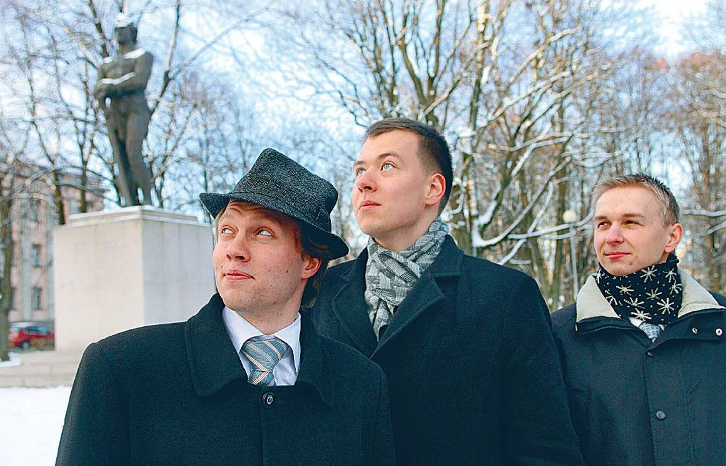 Andro Roos (vasakult), Erki Pisuke ja Märt Riiner loodavad õige pea püsti panna uue panga.
