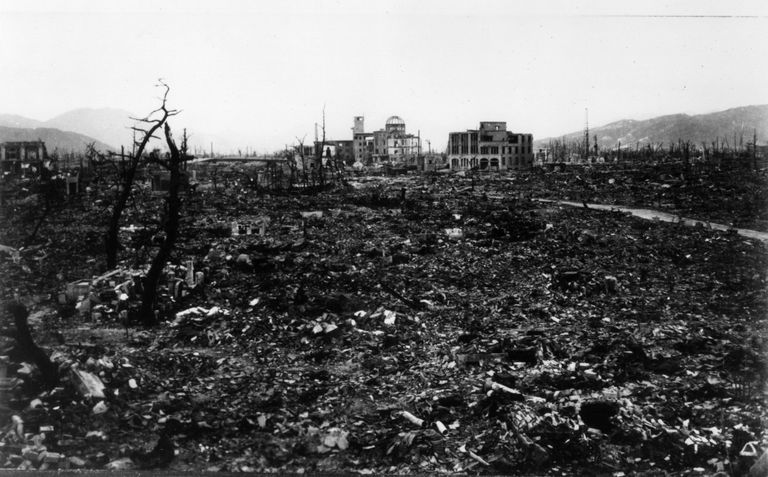 Varemed Hiroshimas pärast tuumapommi. Foto: