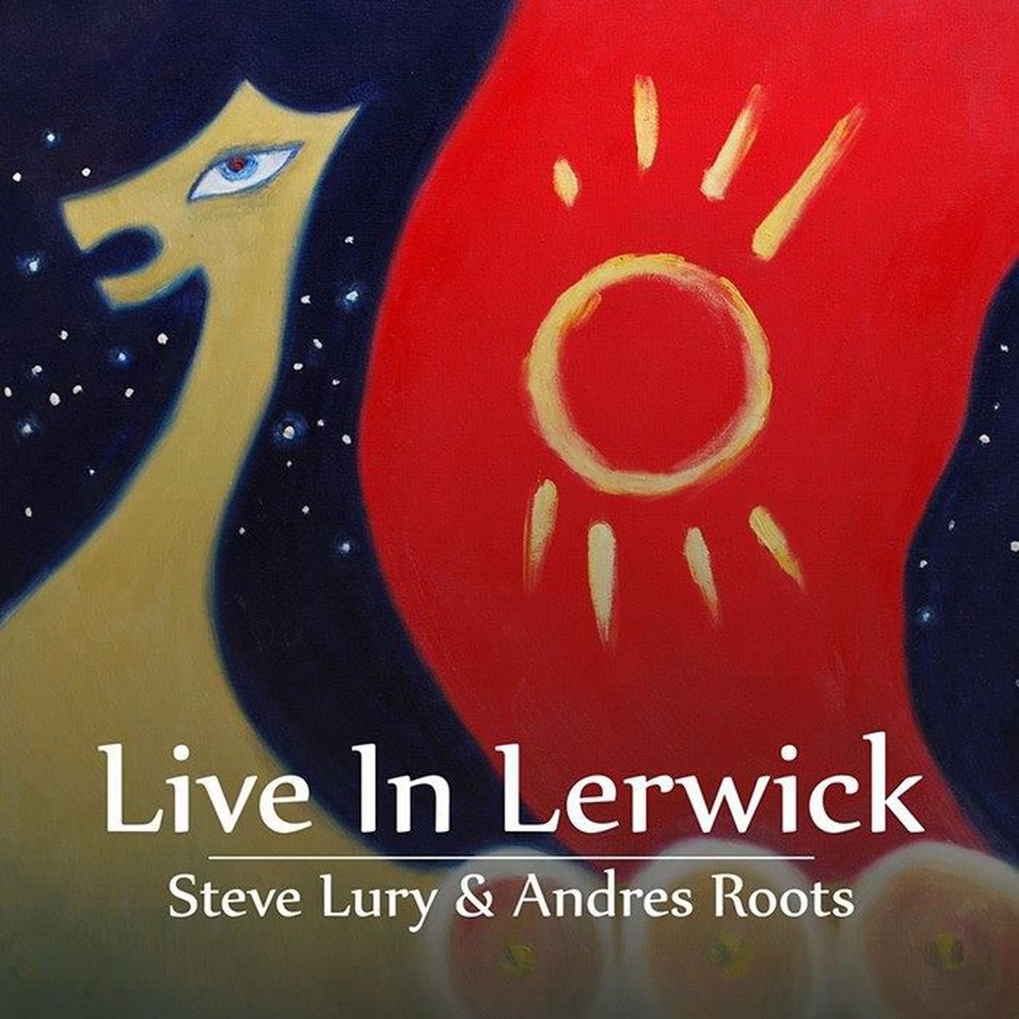 CD "Live In Lerwick" on kujundanud Siret Roots.