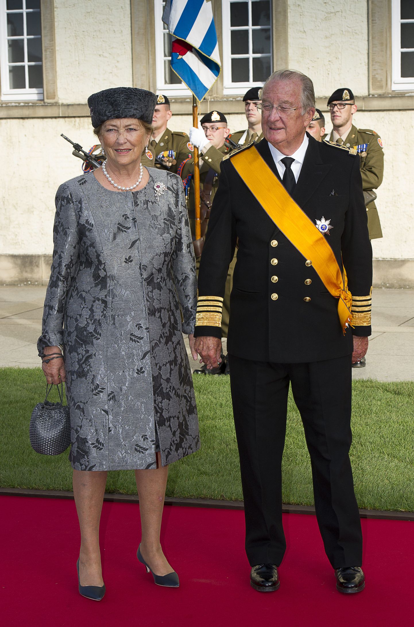 Belgia kuningas Albert II koos kuninganna Paolaga.