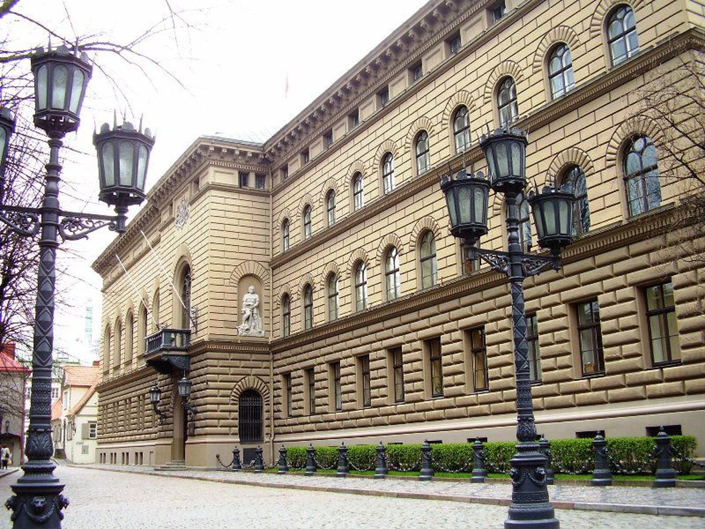 Здание латвийского Сейма.