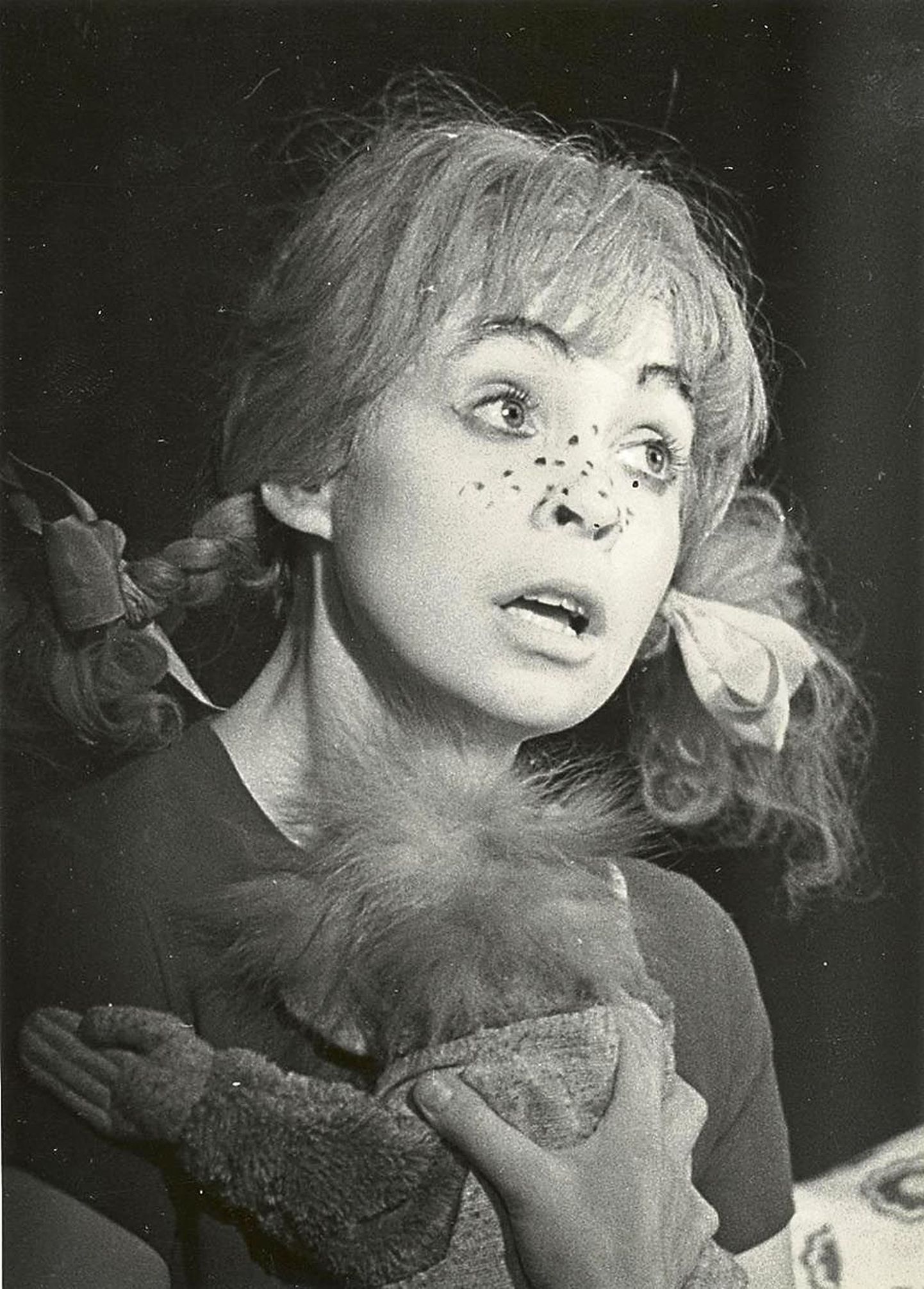 Anu Kaal Pipina oli lavastaja Sulev Nõmmikulegi tore avastus. Foto aastast 1969.