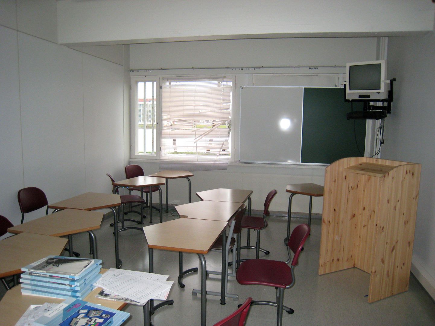 Soome kooli klassiruum.