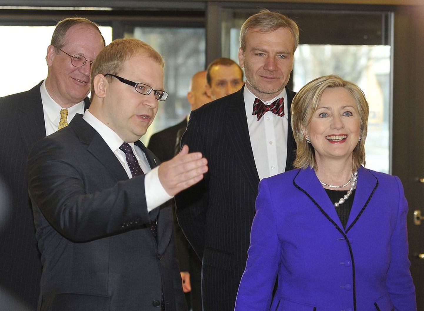 Хиллари Клинтон прибыла сегодня в Таллинн.