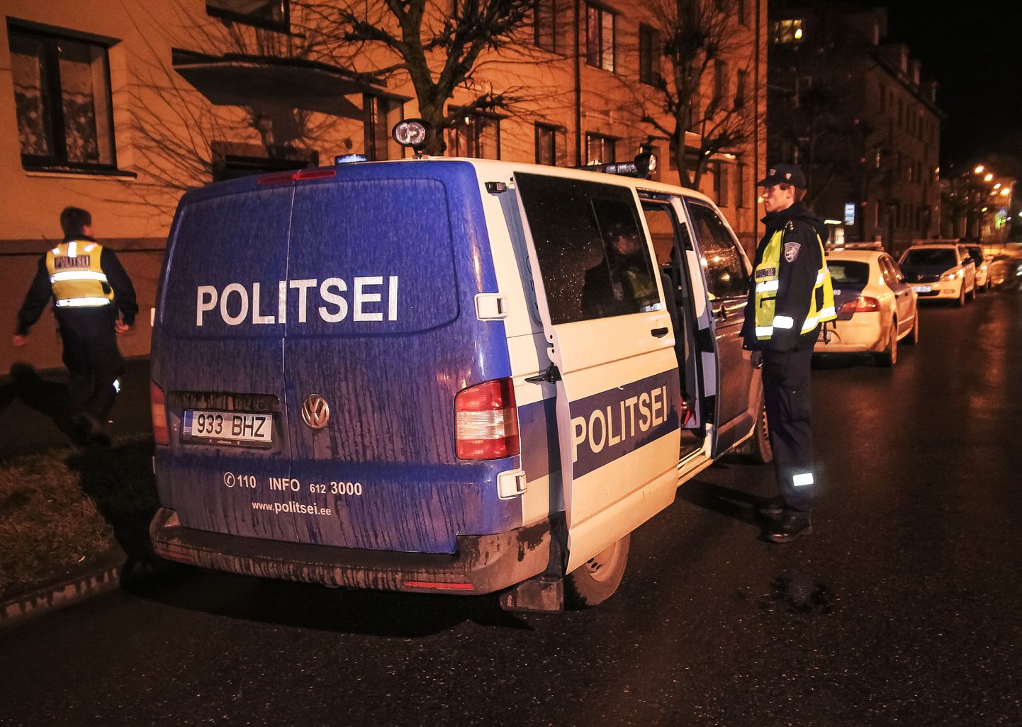 Politseinikud Pärnus.