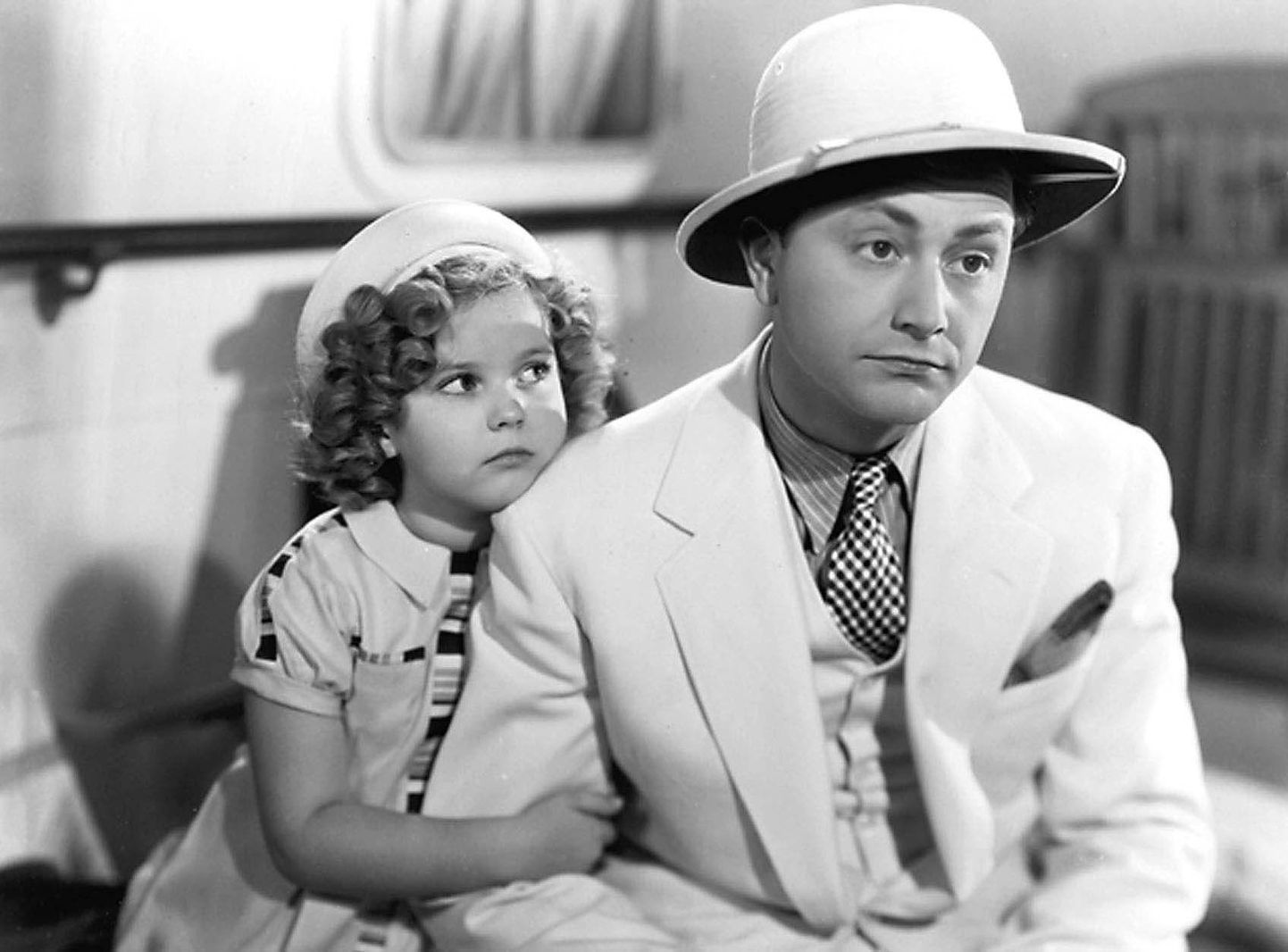 Shirley Temple ja Robert Young 1936. aastal filmis «Stowaway».