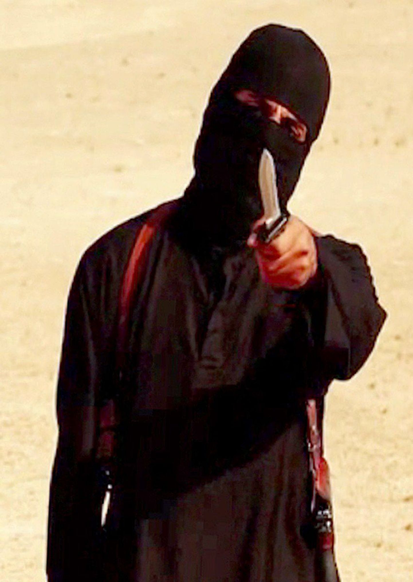 Hukkamisvideotel olev islamiäärmuslane, keda kutsutakse Džihaadi Johniks.