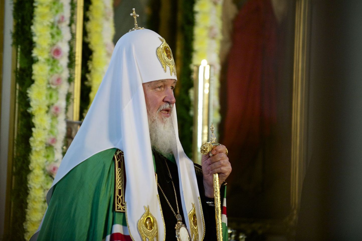 Patriarh Kirill Kuremäe kloostris.