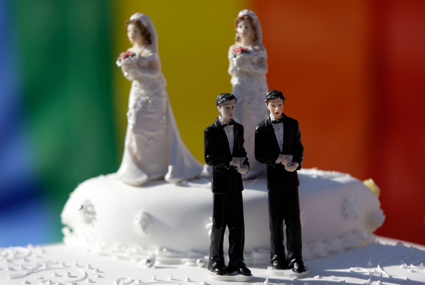 Portugali geiaktivistid serveerisid parlamendi ees torti, kui saadikud hääletasid samasooliste abielude seadustamise poolt.
