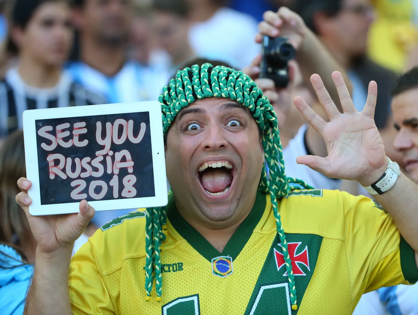 Brasiilia jalgpallifänni kiri: «Näeme 2018. aastal Venemaal»