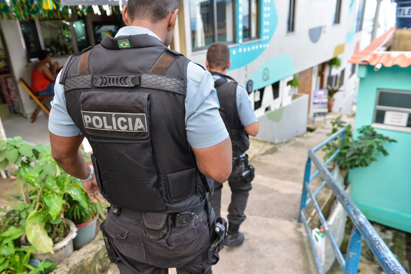 Бразильские полицейские.