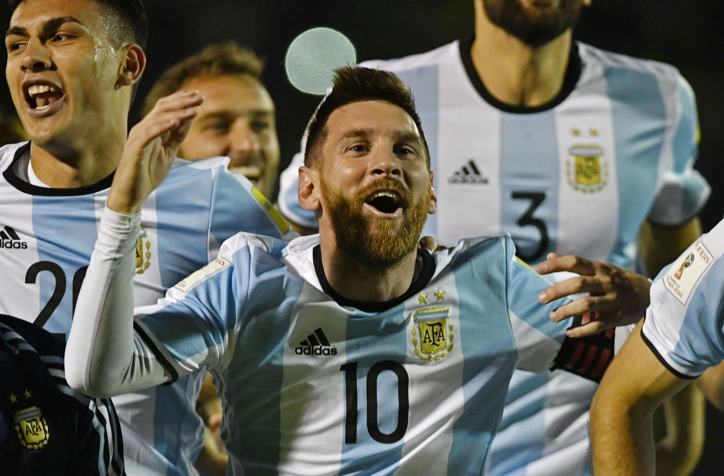 Tööjaotus Argentiina koondises on paigas: kaaslased annavad palli Lionel Messile ja tema lööb väravaid.