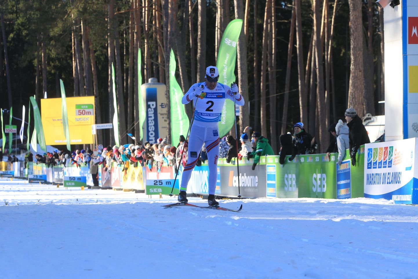 Tartu 43. maratoni võitja Eldar Rönning Norrast.