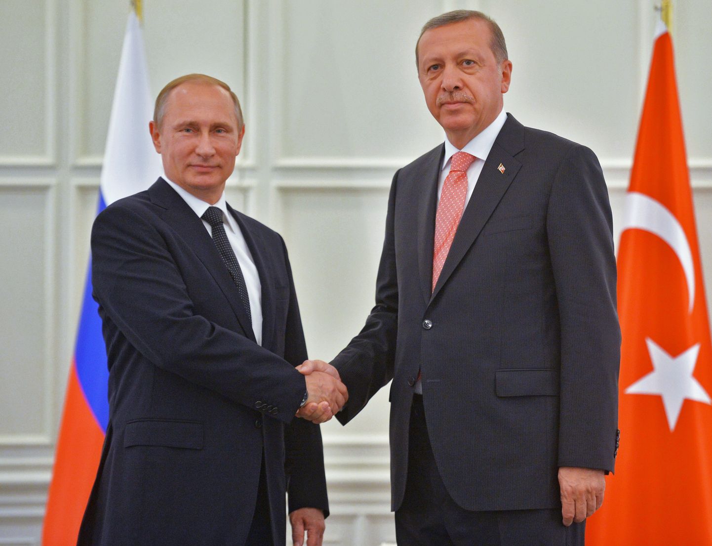 Vladimir Putin ja Recep Tayyip Erdoğan.