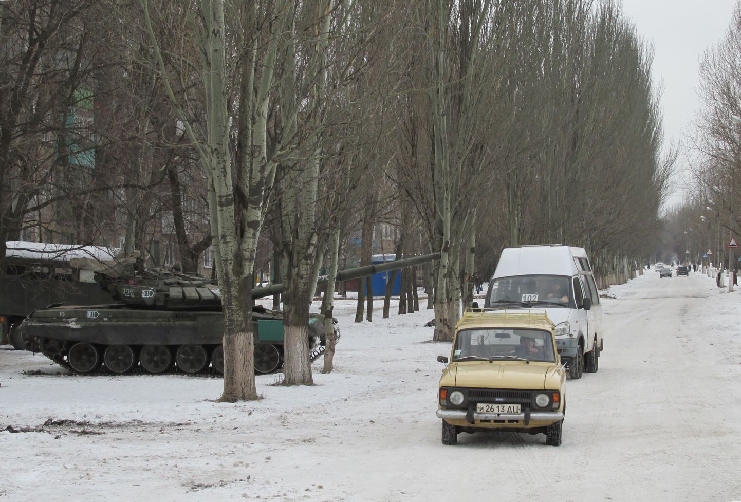 Donetski oblastis asuvat Horlivkat kontrollivad «Donetski rahvavabariigi» väed.