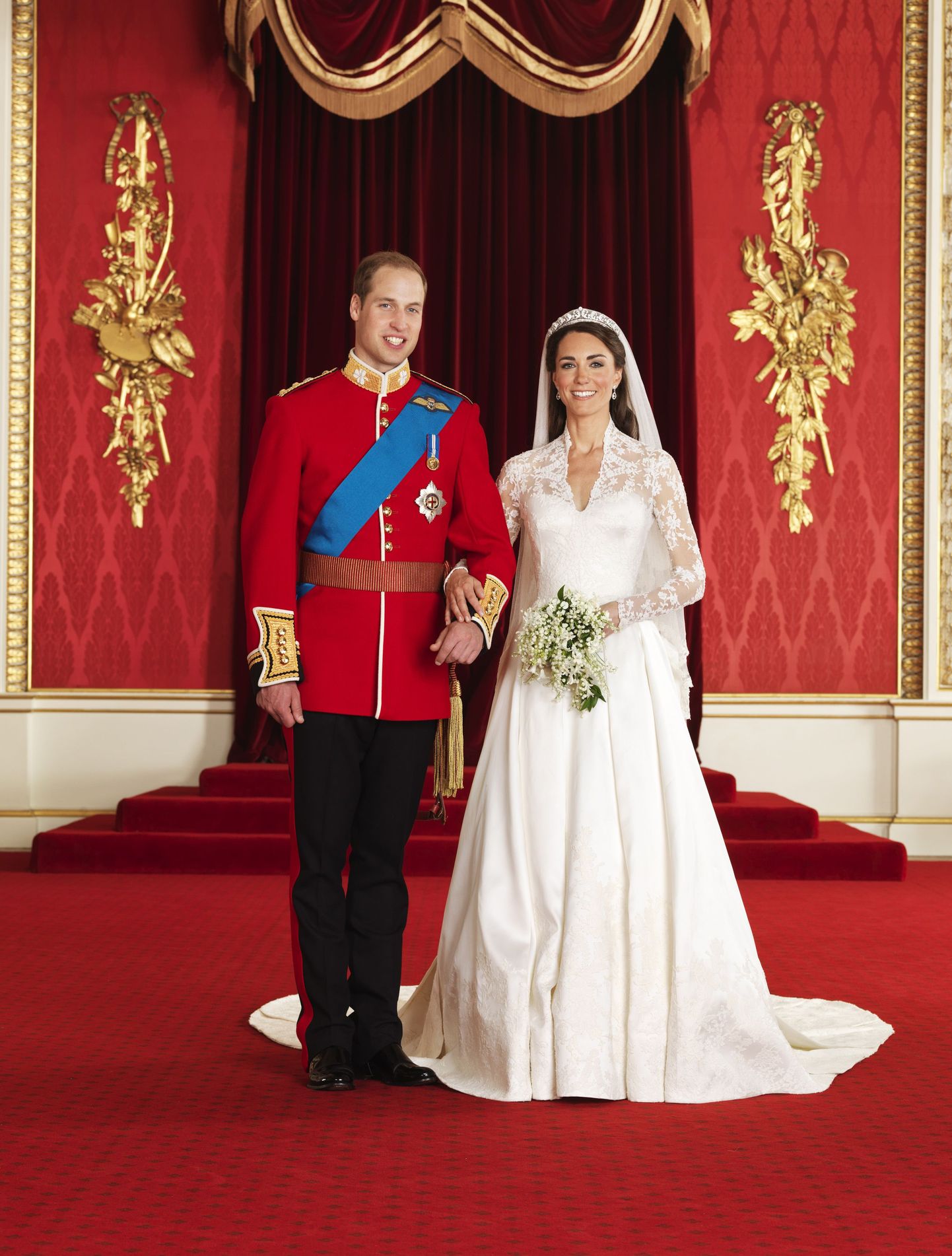 Prints Williami ja ta abikaasa, Cambridge`i hertsoginna Catherine`i ametlik pulmafoto
