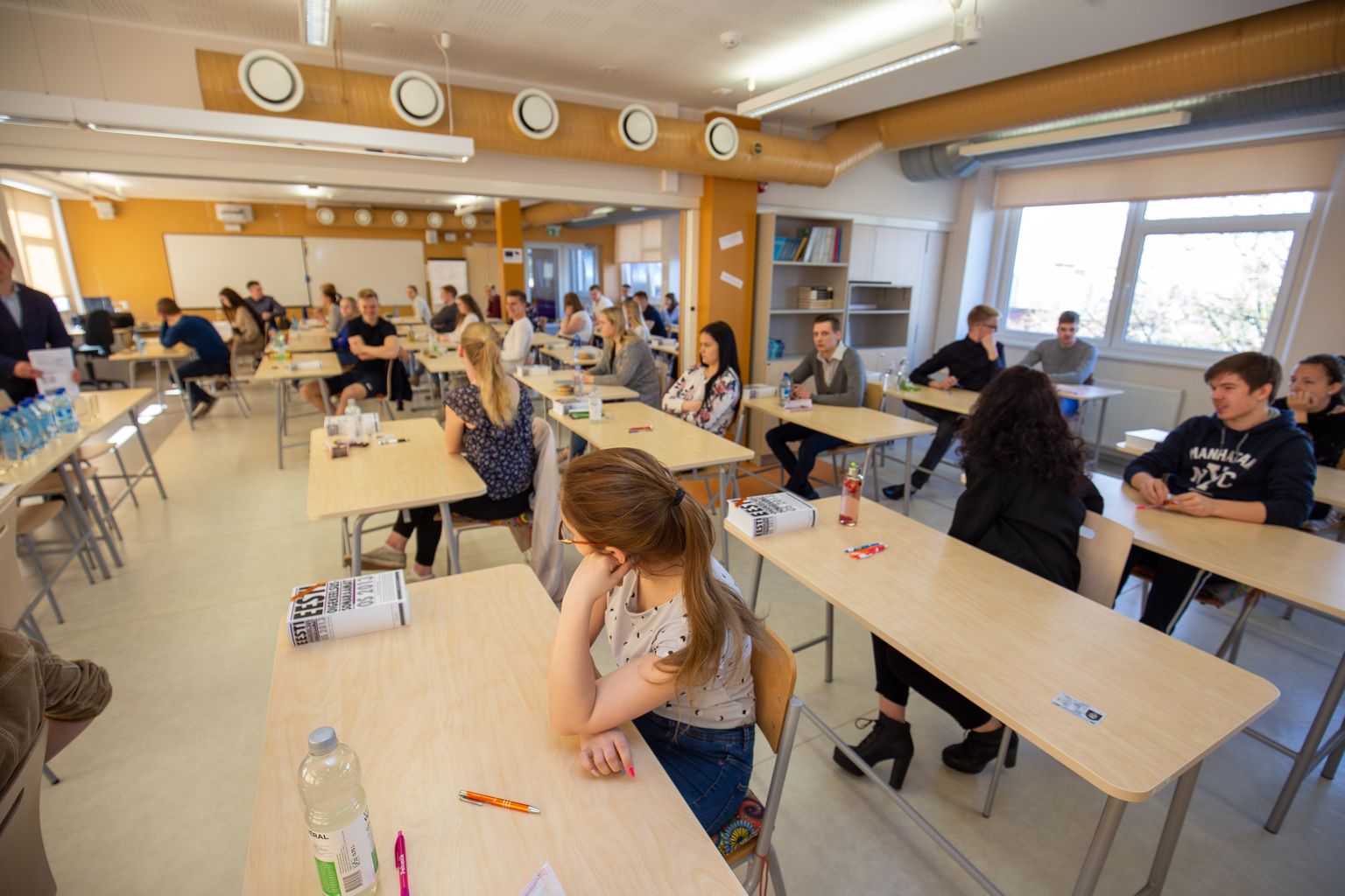 Eesti keele rigieksam Paides.
Foto: Dmitri Kotjuh/ Järva Teataja