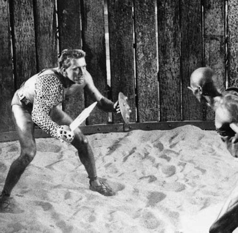 Kērks Duglass 1959. gada filmā "Spartaks" 