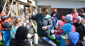 Laste uudishimu rõõmustas piimatootjaid