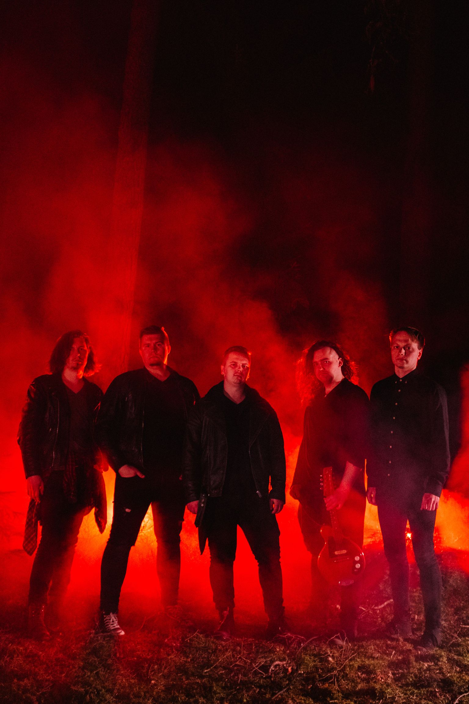 Mandoterror. Vasakult Peeter Priks, Veli Rooger, Kristjan Kuusmik, Tanel Sakrits, Aap Odres