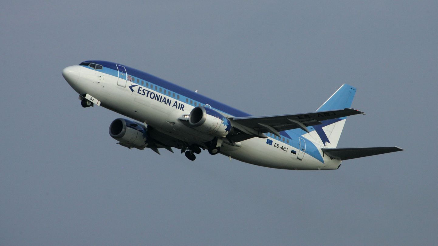 Самолет Estonian Air. Иллюстративное фото.